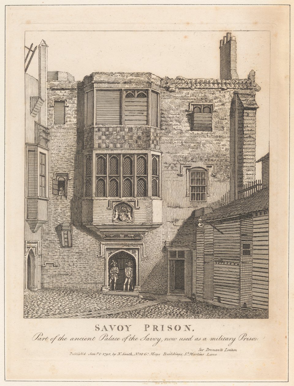 Savoyfängelset av John Thomas Smith