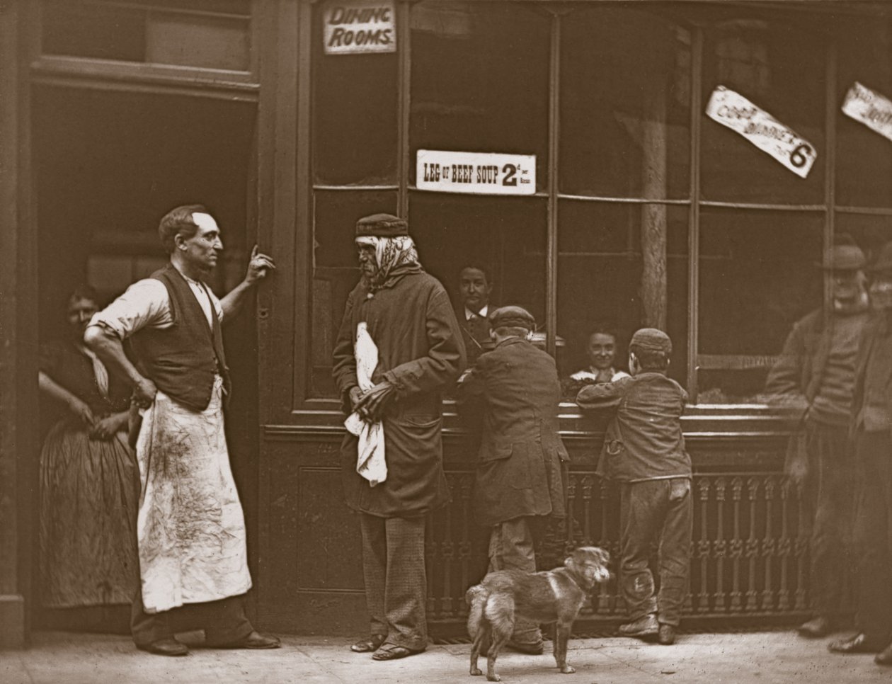 Ett hem för fångar, 1876-77 (woodburytype) av John Thomson