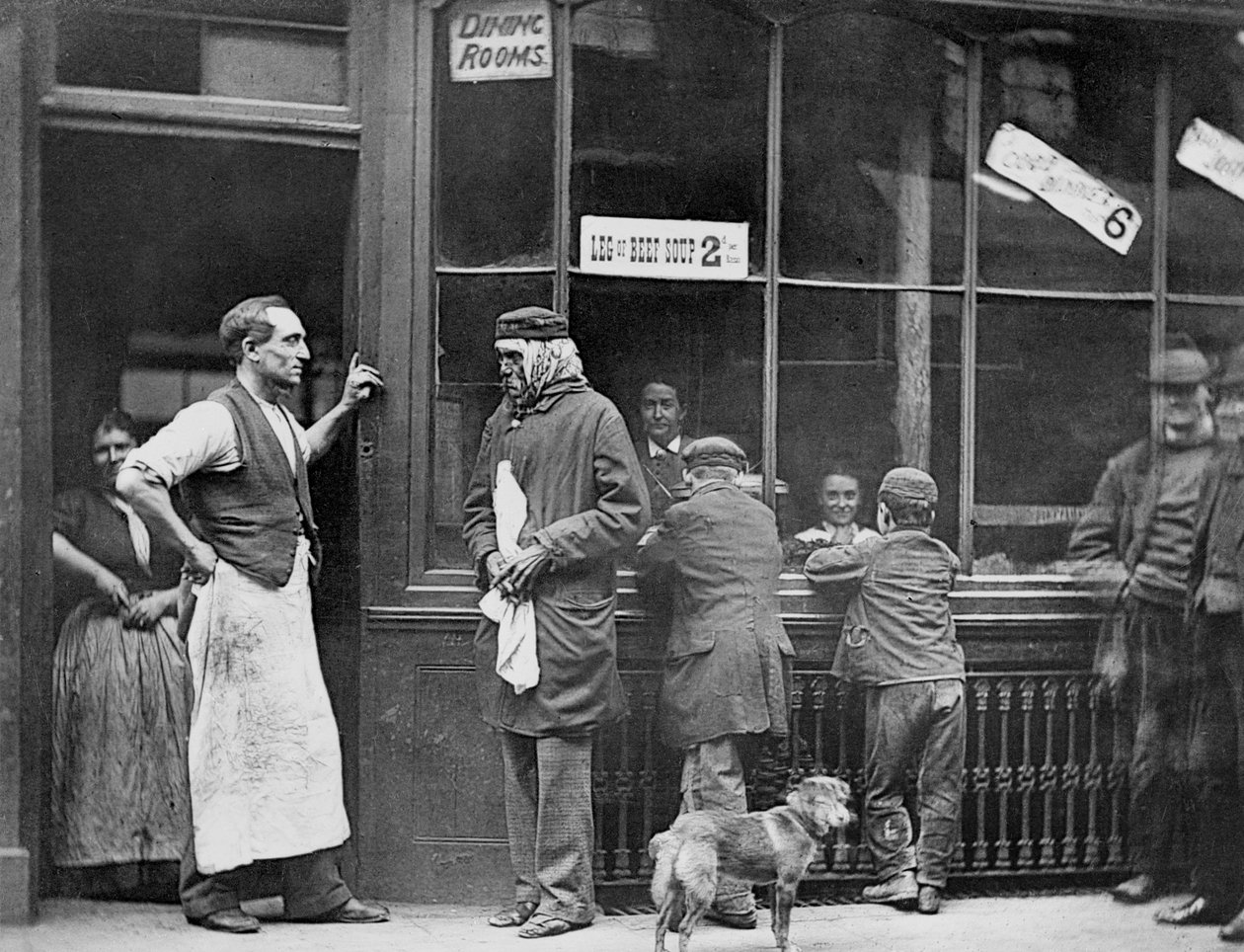 Ett fängelse för fångar, 1876-7 (svart foto) av John Thomson