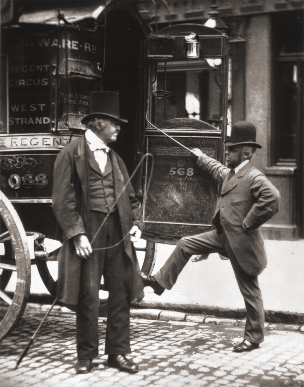 Cast-Iron Billy, från "Street Life in London", av J. Thomson och Adolphe Smith av John Thomson