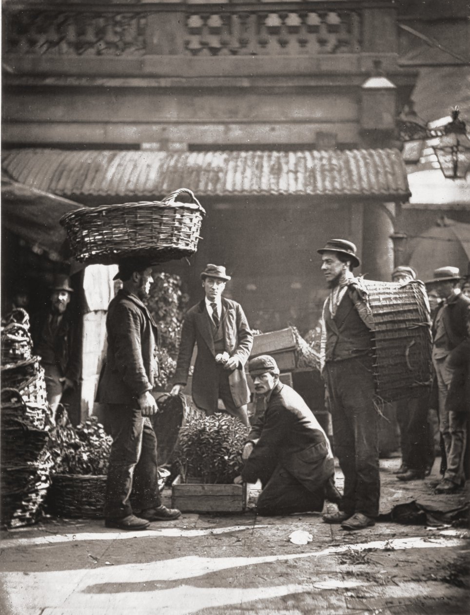 Covent Garden Labourers, från "Street Life in London", av J. Thomson och Adolphe Smith av John Thomson