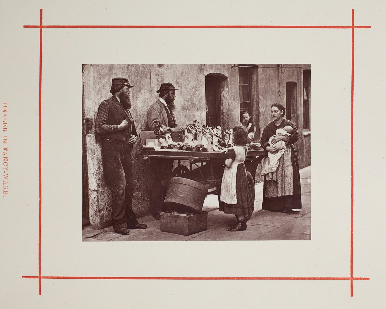 Återförsäljare i Fancy-Ware, 1877. av John Thomson