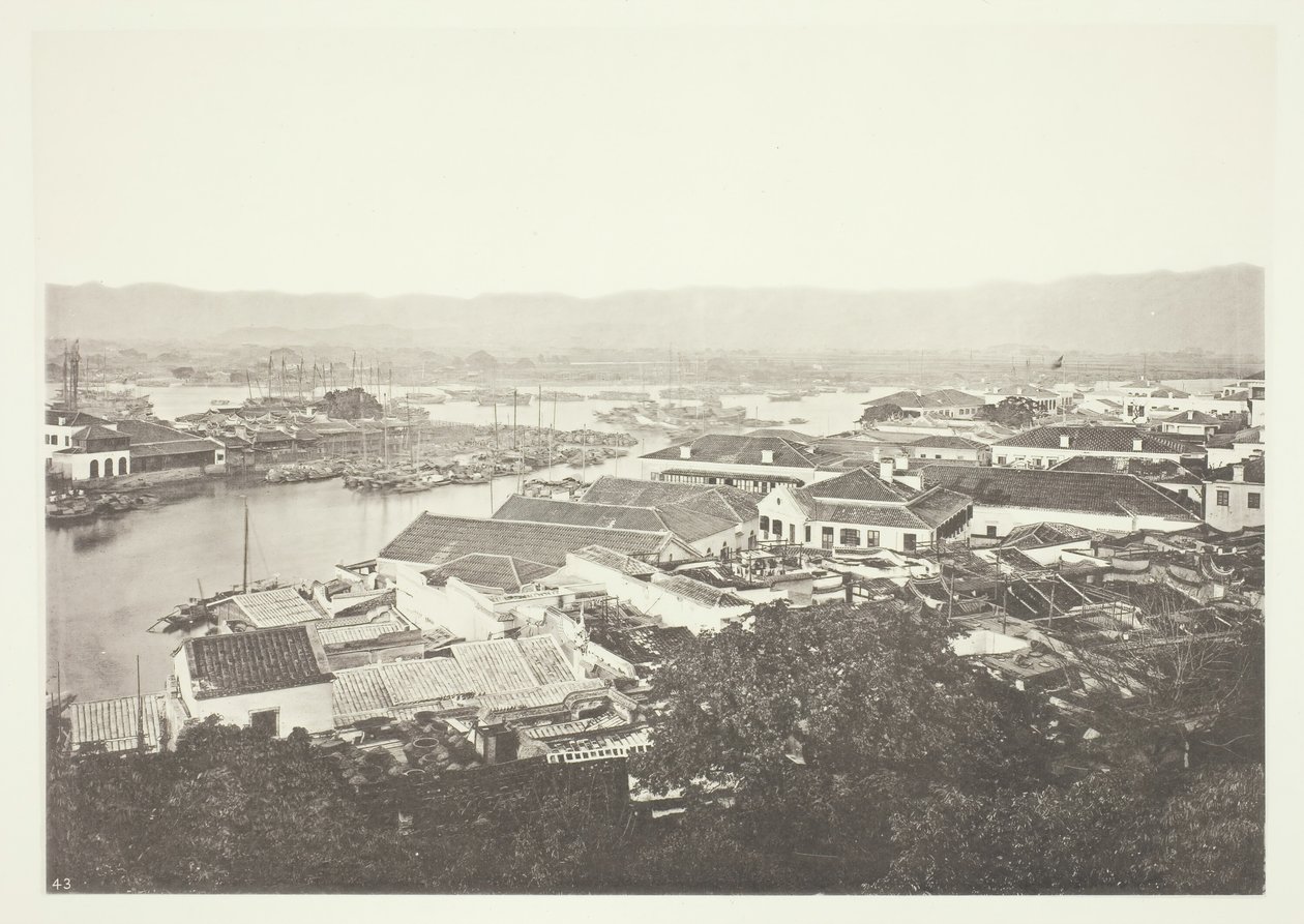 Foochow utländsk bosättning, c. 1868. av John Thomson