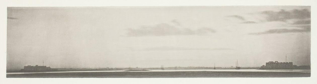 Hoi-How, den föreslagna nya fördragshamnen, ön Hainan, ca. 1868. av John Thomson
