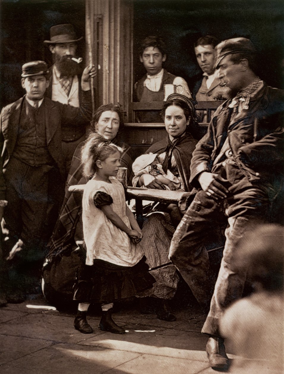 Hookey Alf från Whitechapel, från "Street Life in London", 1877-78 (woodburytype) av John Thomson