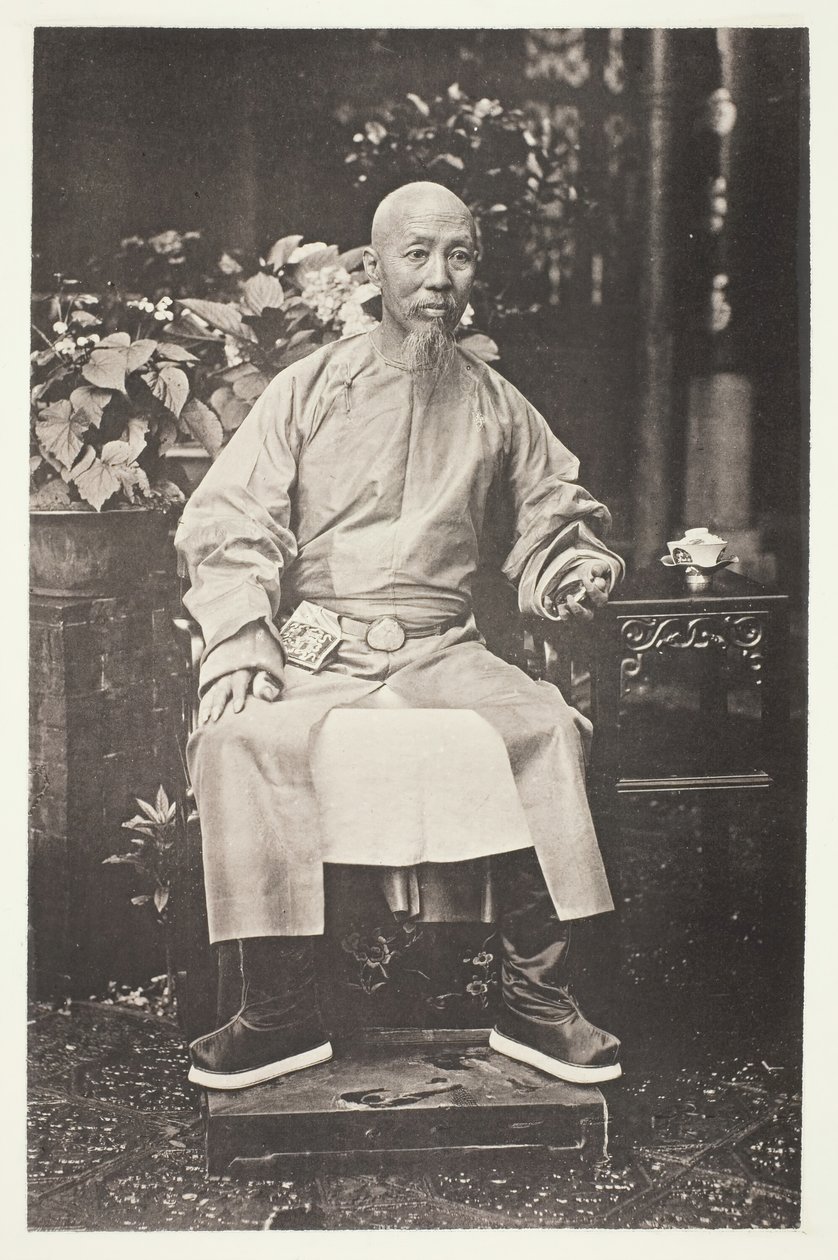 Jui-Lin, generalguvernör för de två Kwang-provinserna, ca. 1868. av John Thomson