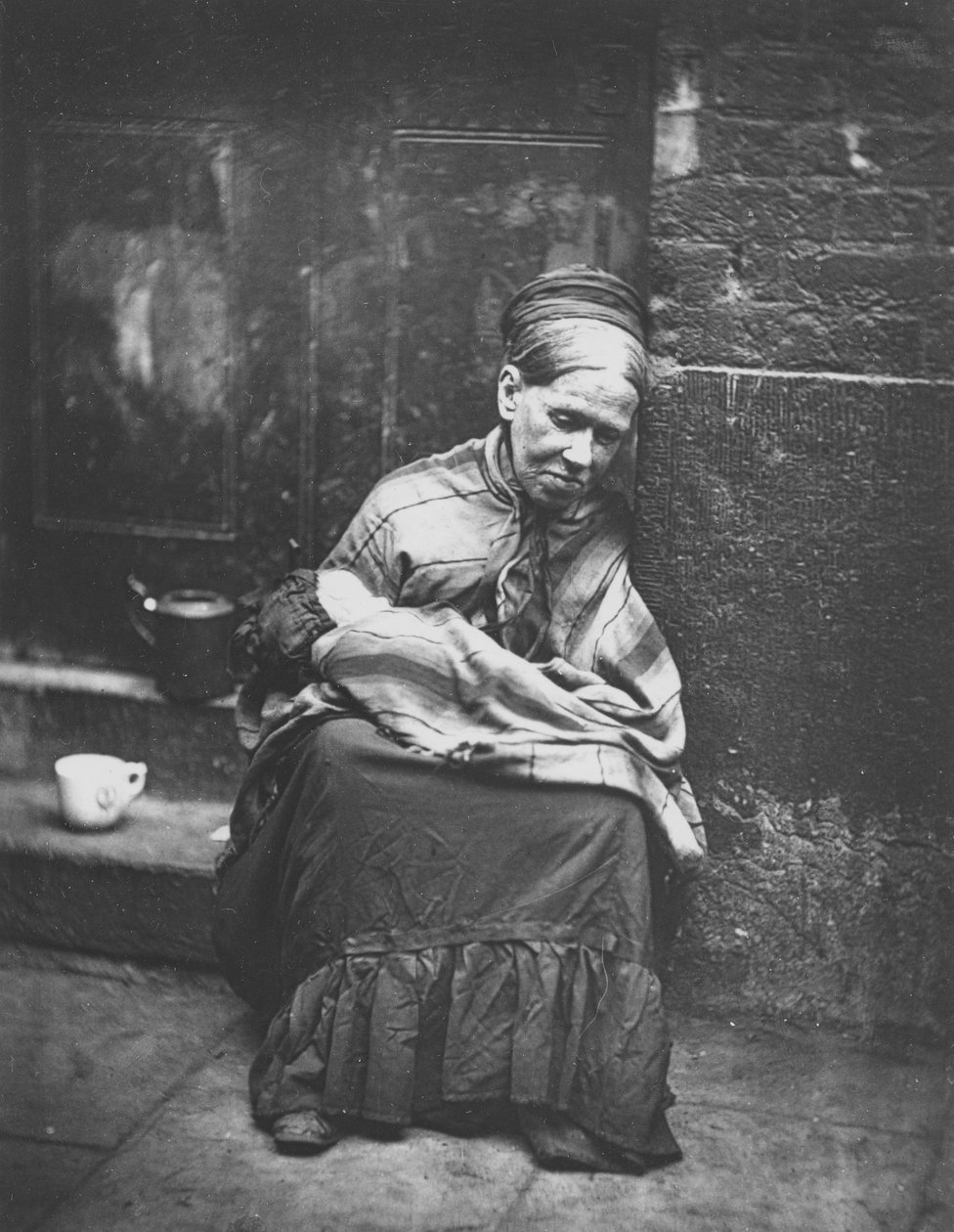 The Crawlers, från Street Life i London, av J. Thomson och Adolphe Smith, 1877 av John Thomson