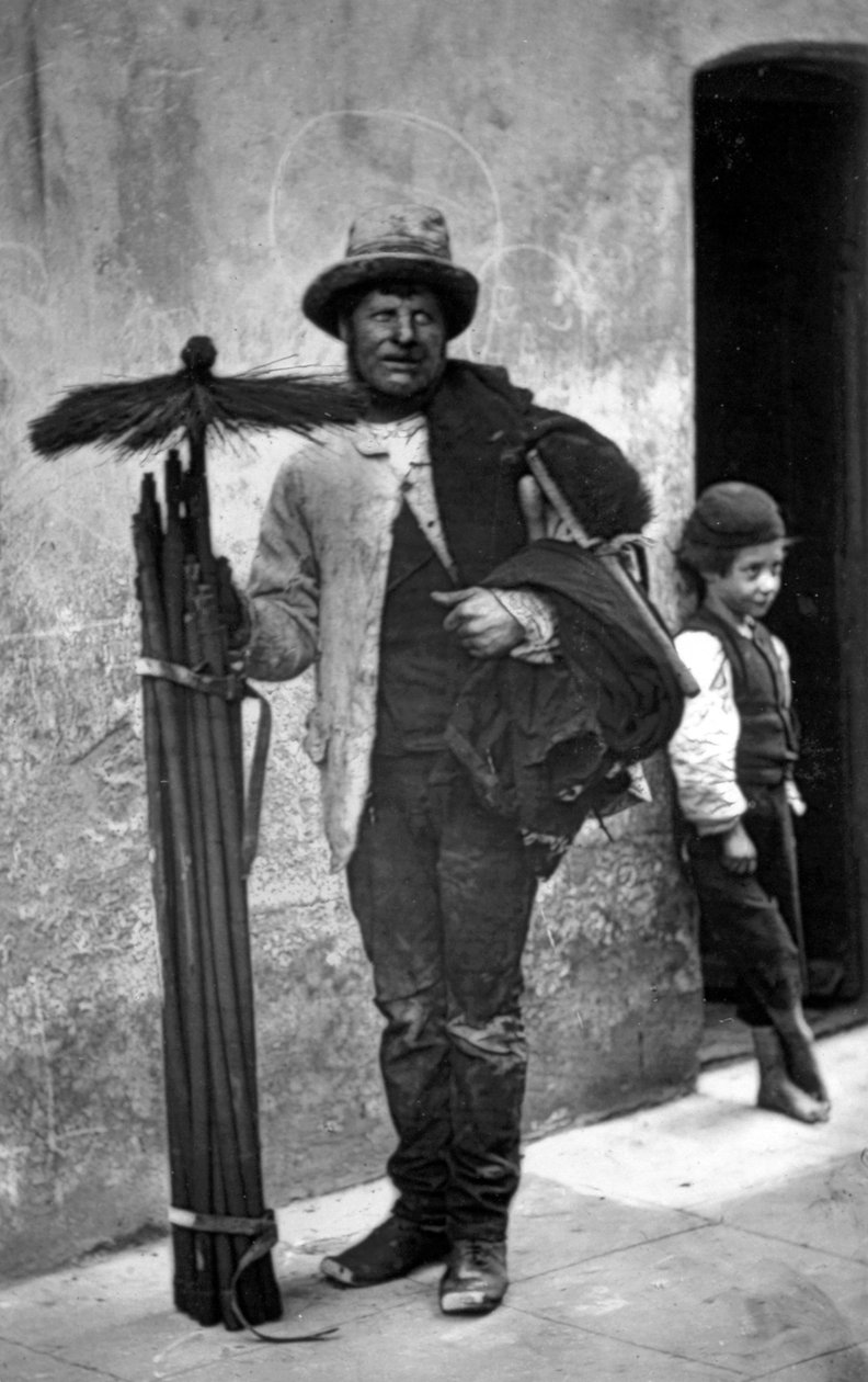 The Temperance Sweep, från "Street Life in London", av J. Thomson och Adolphe Smith av John Thomson