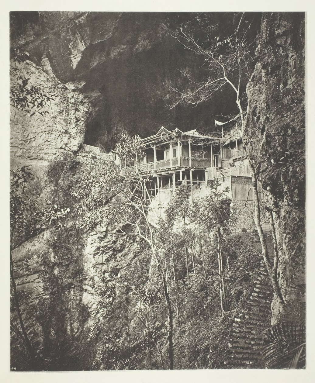 Yuenfu-klostret, ca. 1868. av John Thomson