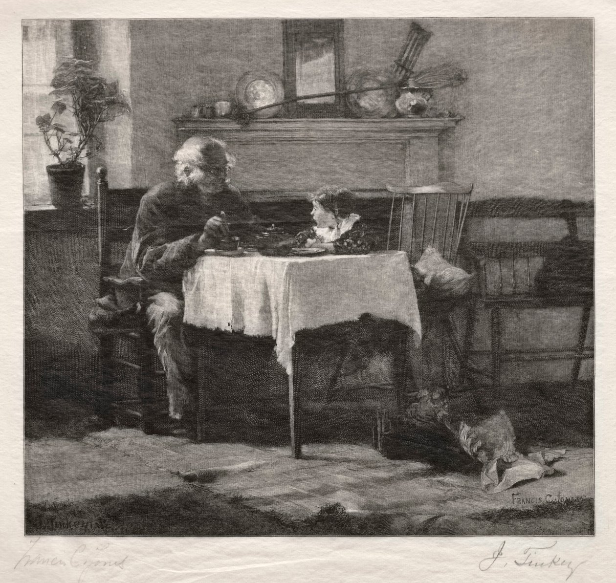 Utbyte av förtroende, 1887. av John Tinkey