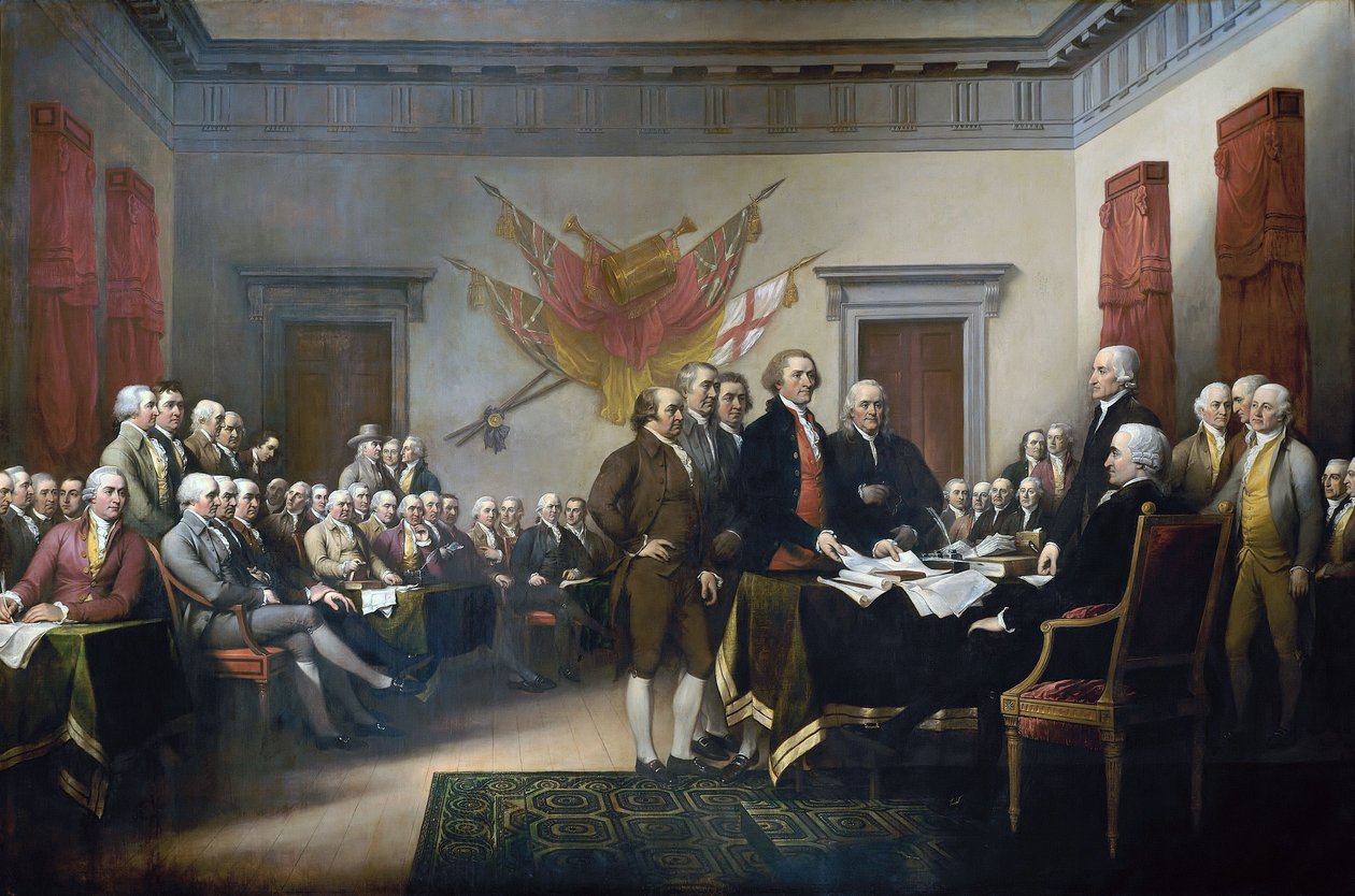 Självständighetsförklaringen av John Trumbull