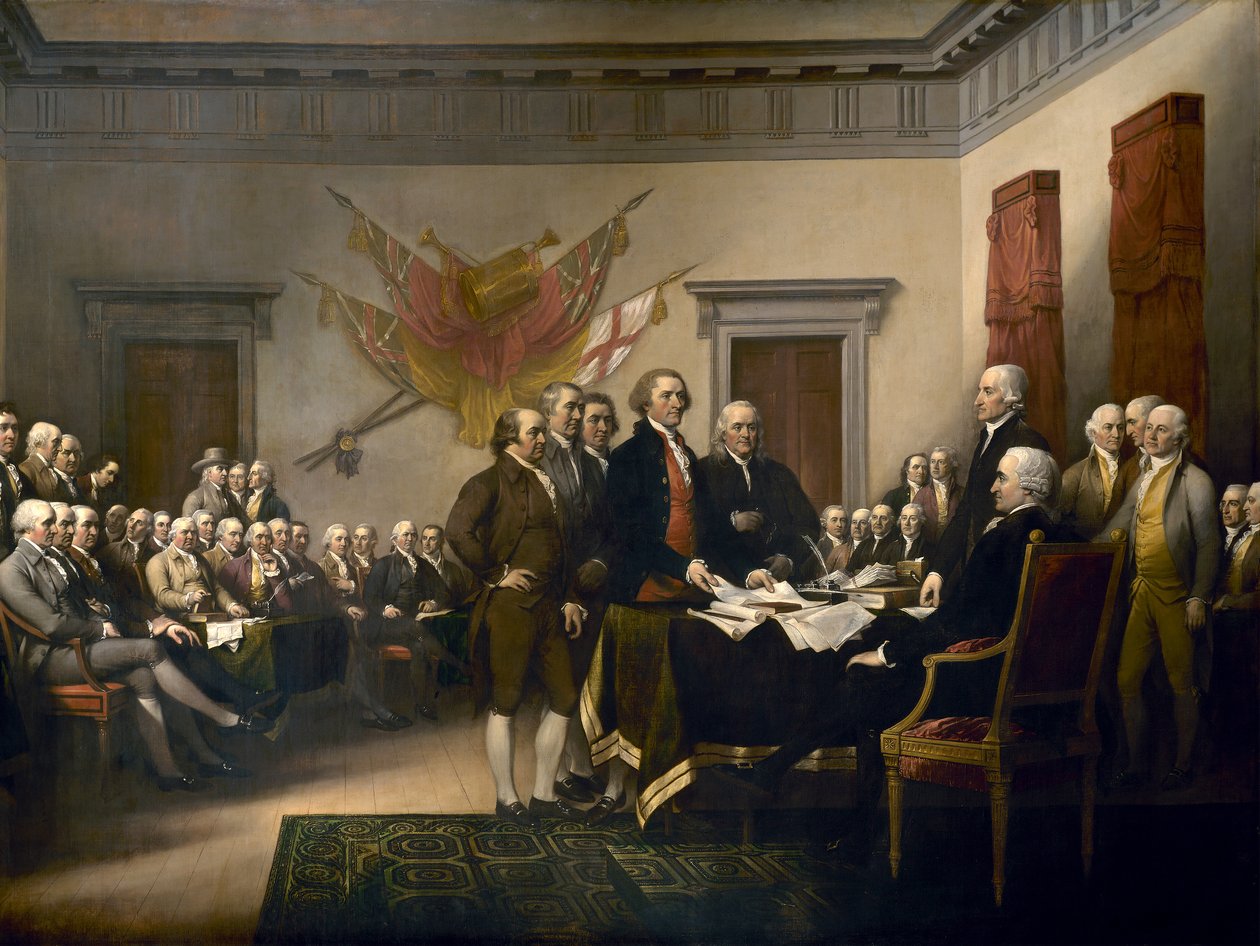 Självständighetsförklaringen av John Trumbull
