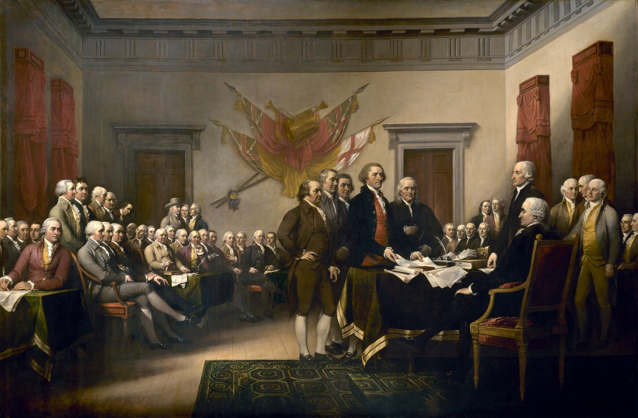 Självständighetsförklaringen av John Trumbull