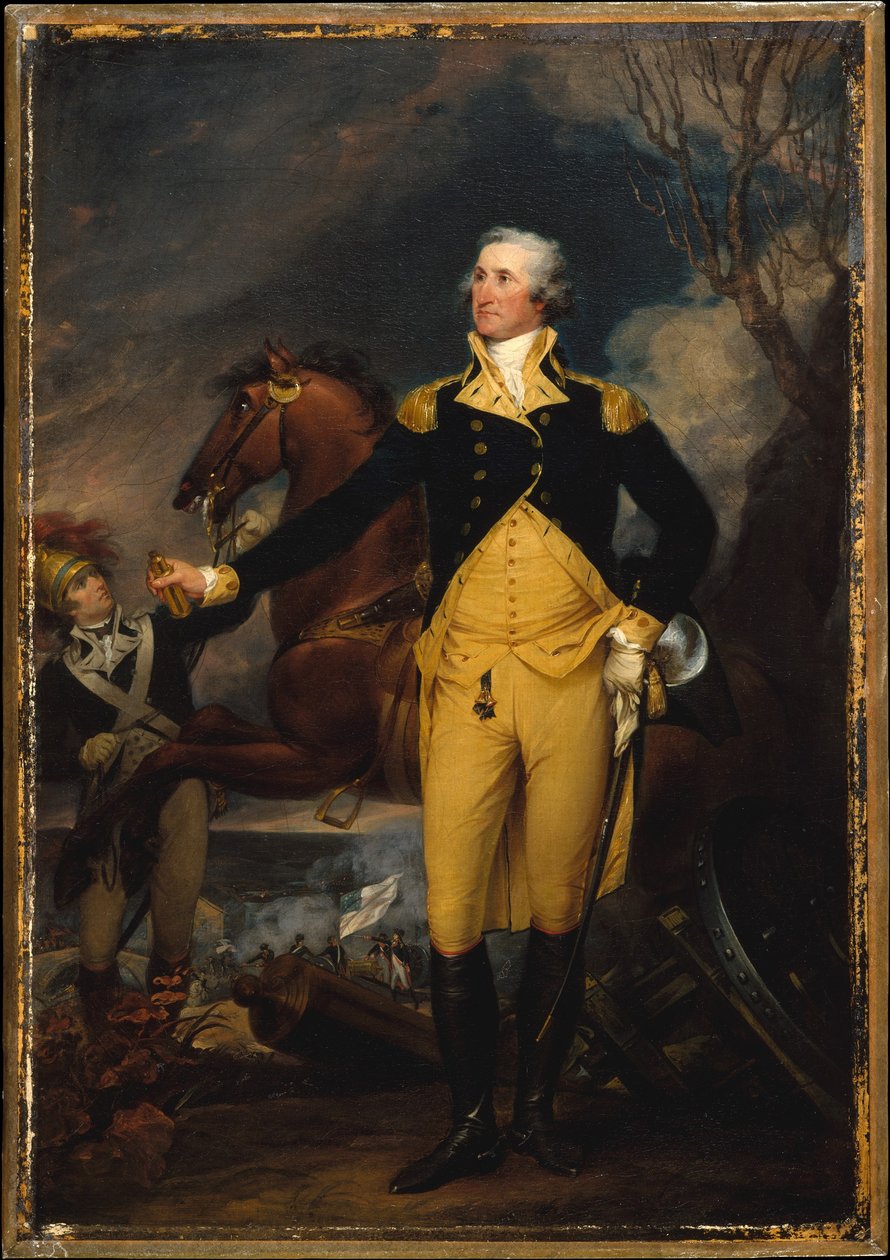 George Washington före slaget vid Trenton av John Trumbull