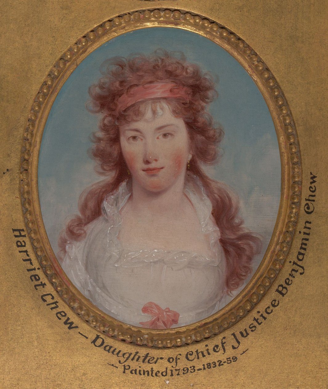Harriet Chew (später Harriet Chew Carroll, 1775–1861) av John Trumbull
