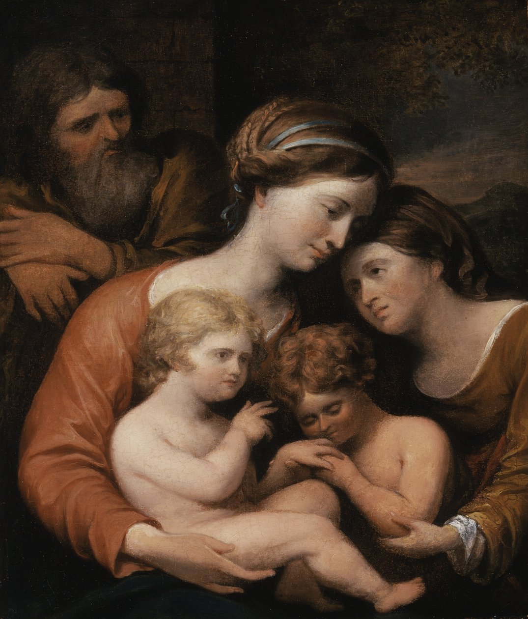 Heliga familjen av John Trumbull