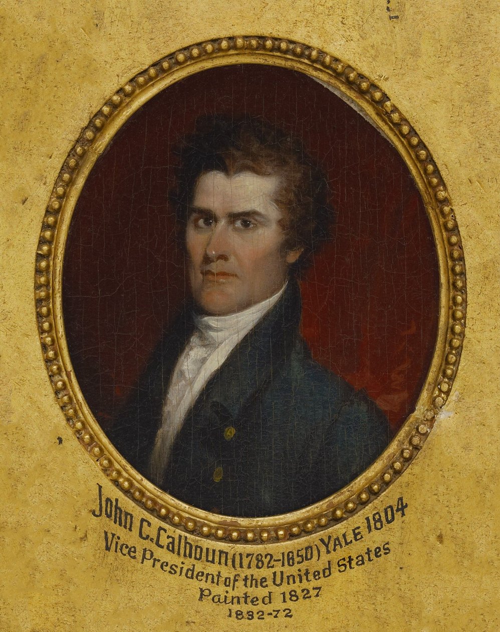 John Caldwell Calhoun (1782–1850), filosofie kandidatexamen 1804, juris doktor 1822 av John Trumbull