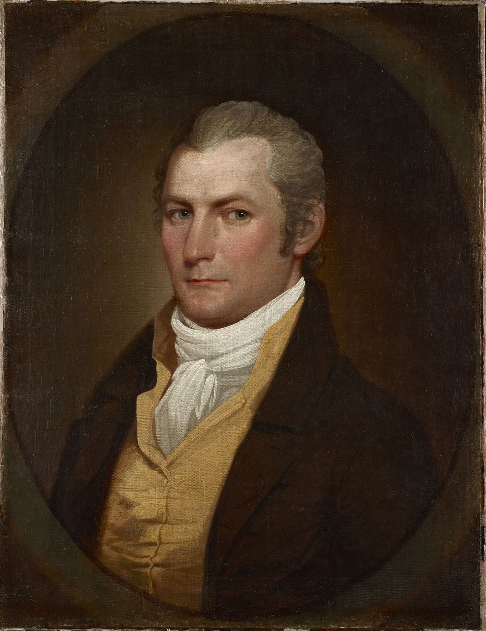 Porträtt av en man av John Trumbull
