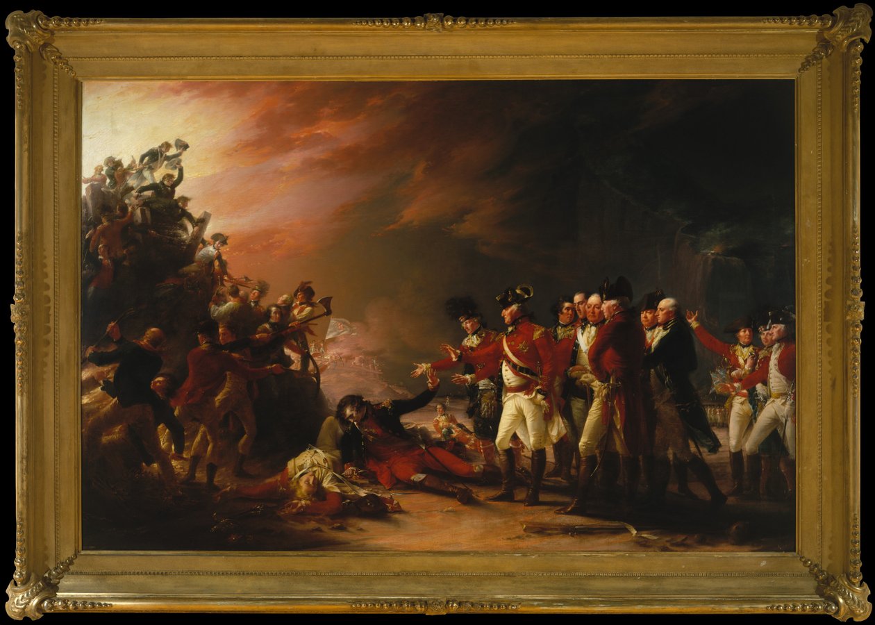 Sortien gjord av Gibraltars garnison, 1789 av John Trumbull