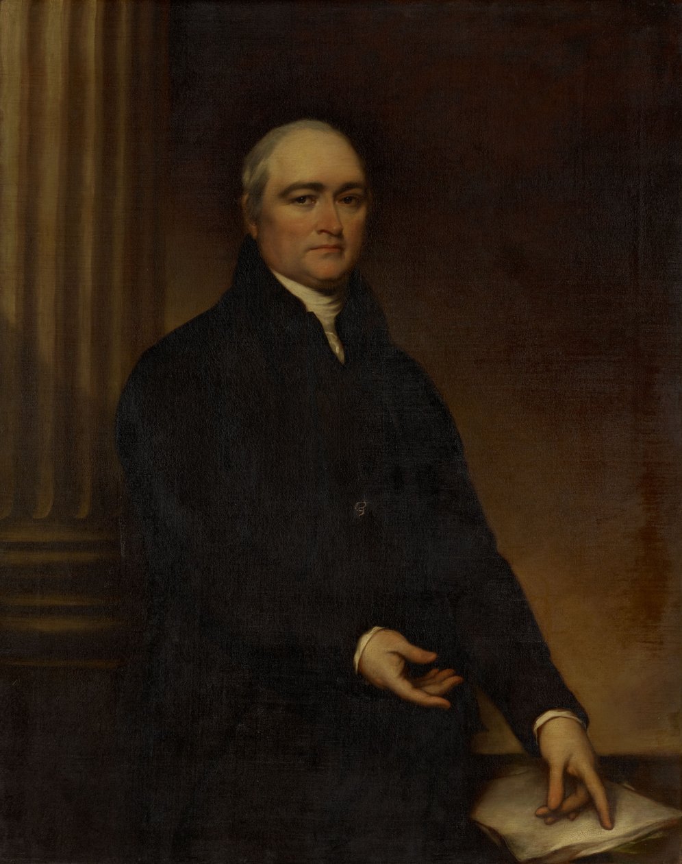 Timothy Dwight (1752–1817), filosofie kandidatexamen 1769, filosofie magisterexamen 1772 av John Trumbull