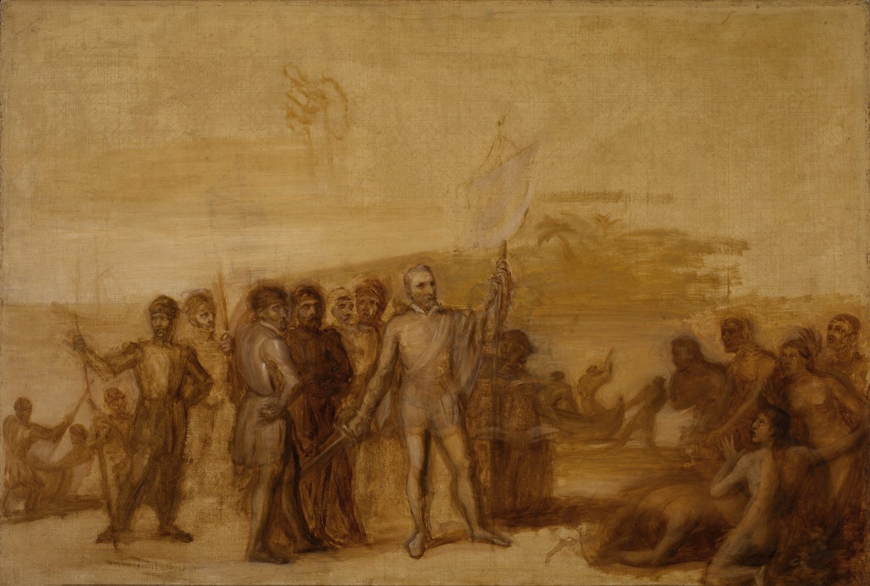 Columbus landning av John Vanderlyn