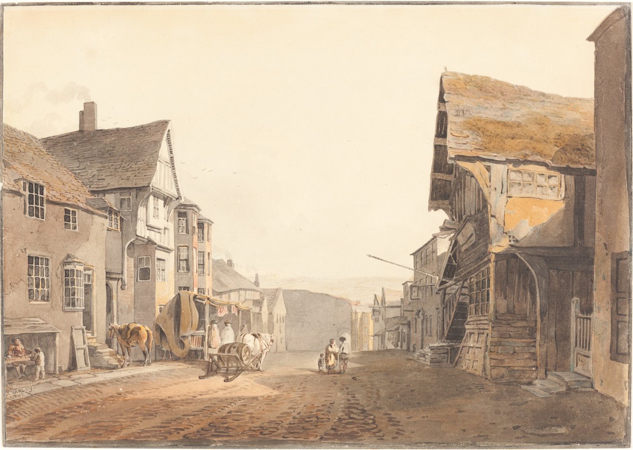 Conway i norra Wales av John Varley