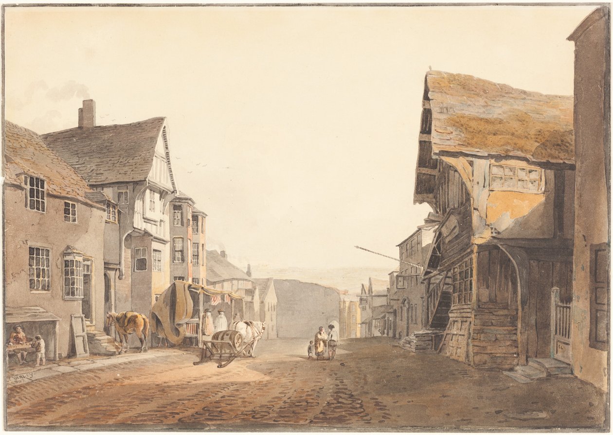 Conway i norra Wales av John Varley