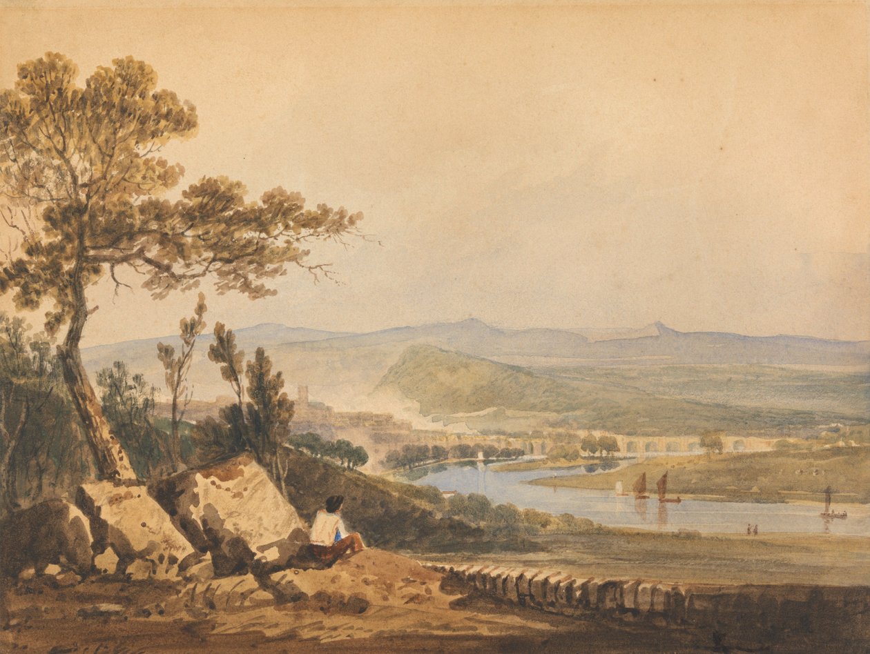 Ludlow, Shropshire av John Varley