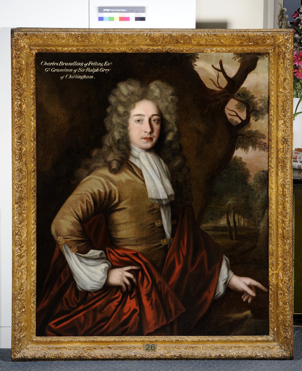 Porträtt av Charles Brandling av John Verelst