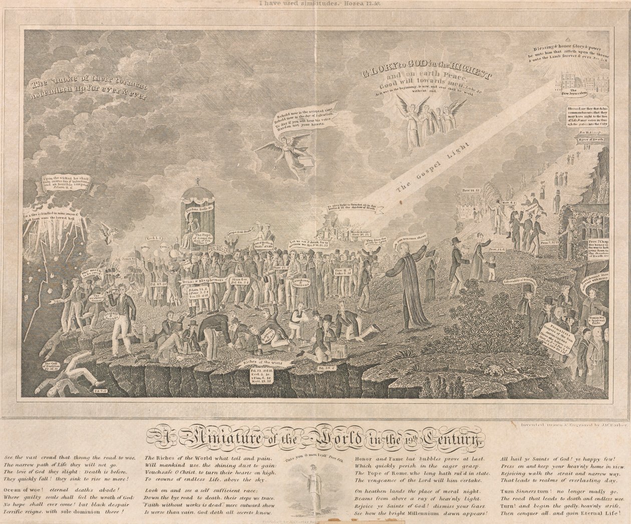 En miniatyr av världen på 1800-talet av John Warner Barber