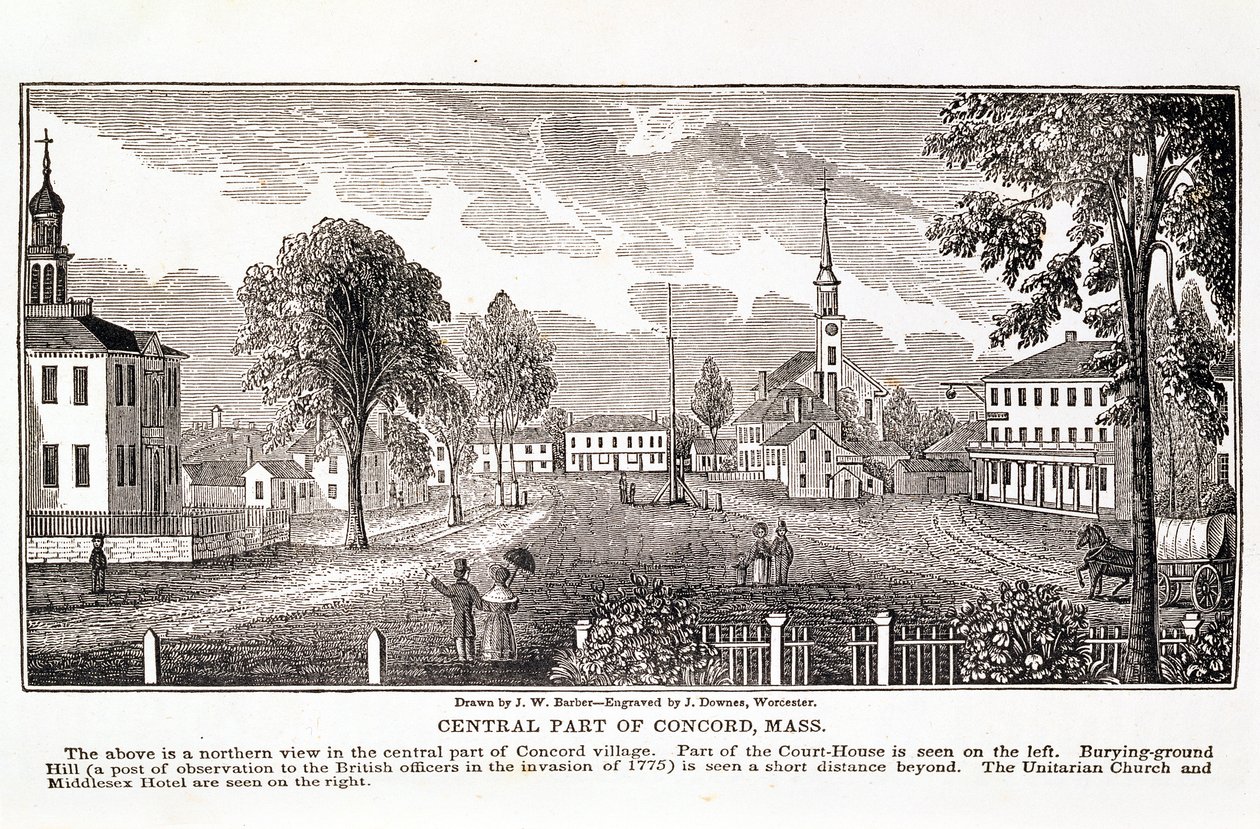 Centrala delen av Concord, från 