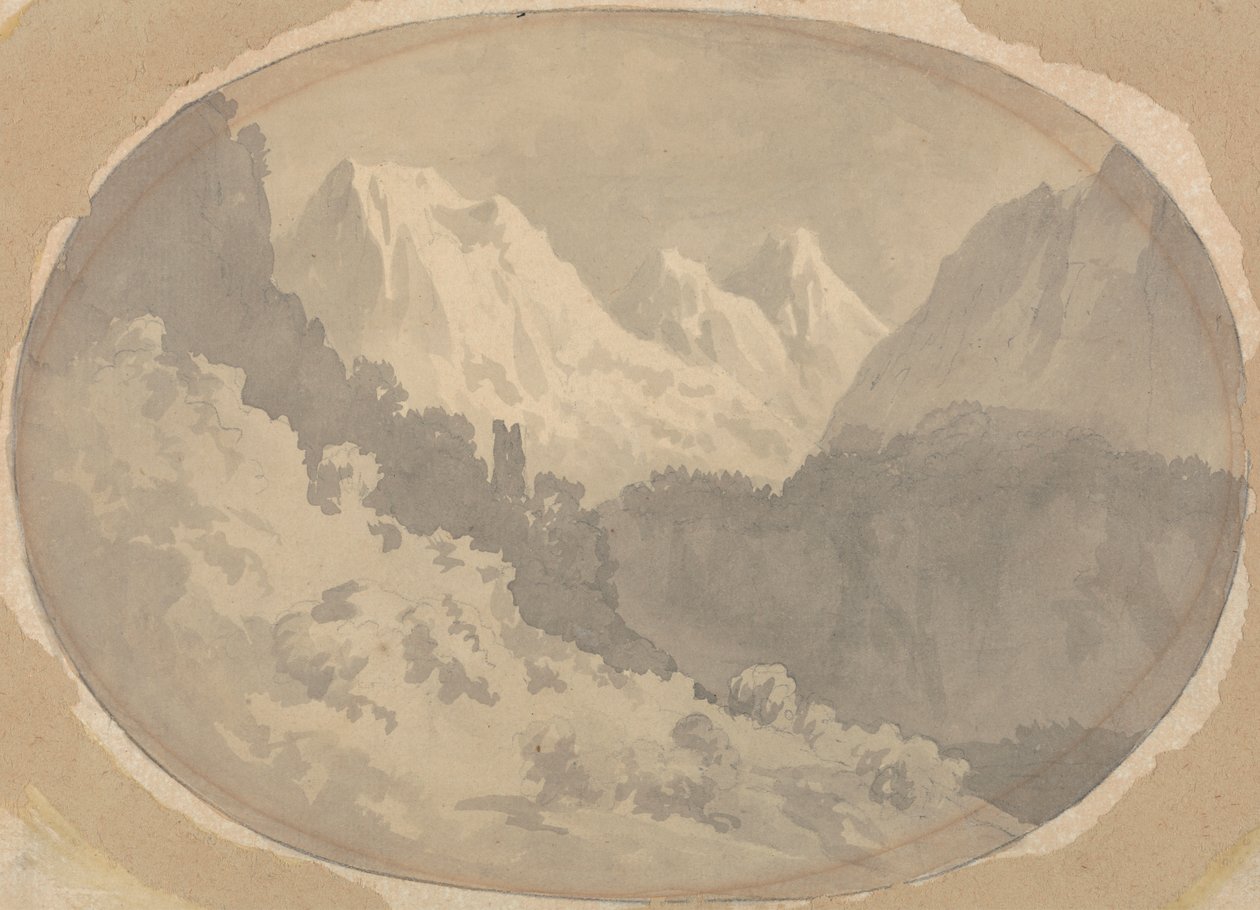 Alpin scen av John Warwick Smith