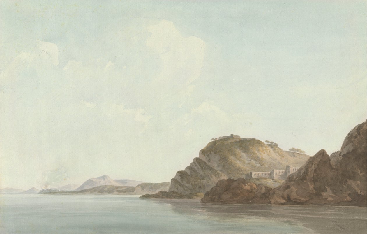Kusten nära Sorrento av John Warwick Smith