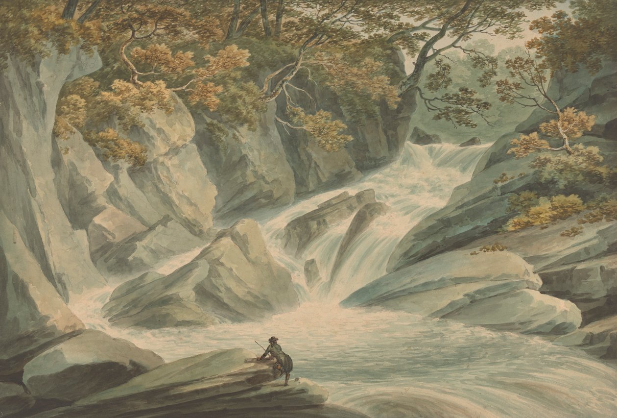 Hafod: Övre delen av Cascade av John Warwick Smith