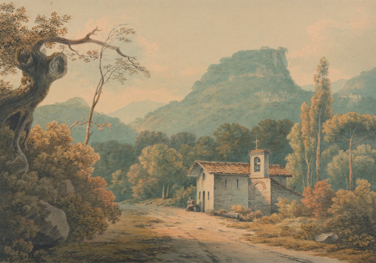 Eremitaget i Frascati av John Warwick Smith