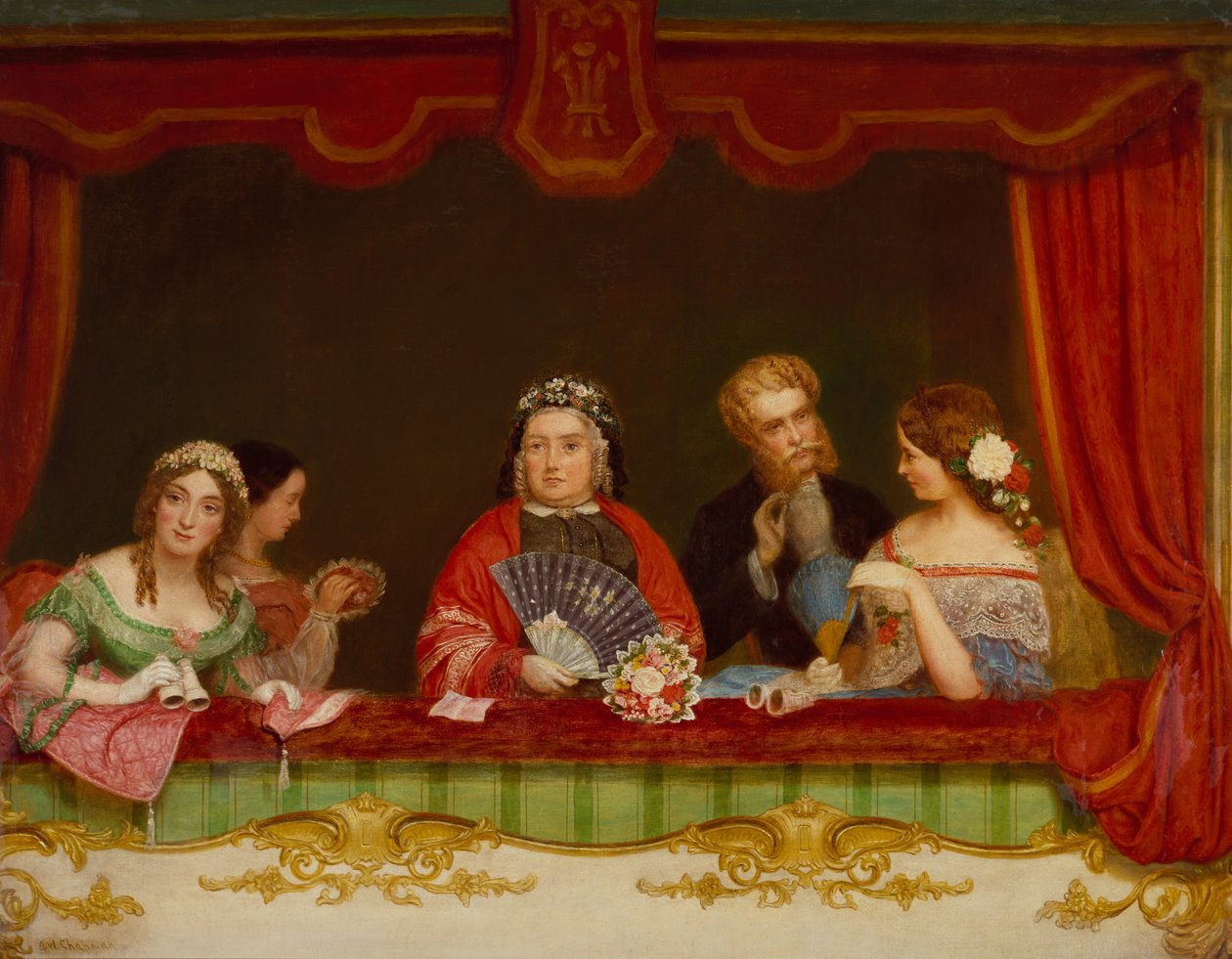 Privat box, Drury Lane av John Watkins Chapman