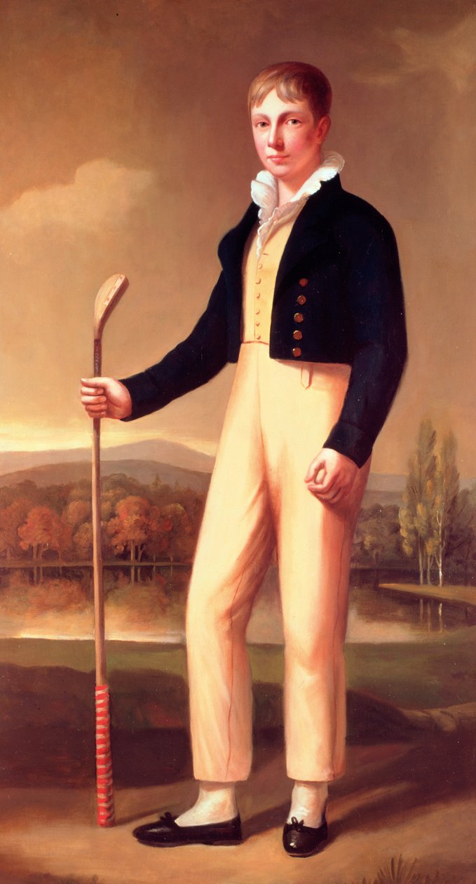 Douglas Robertson Esq. av Royal and Ancient Golf Club (olja på duk) av John Watson Gordon