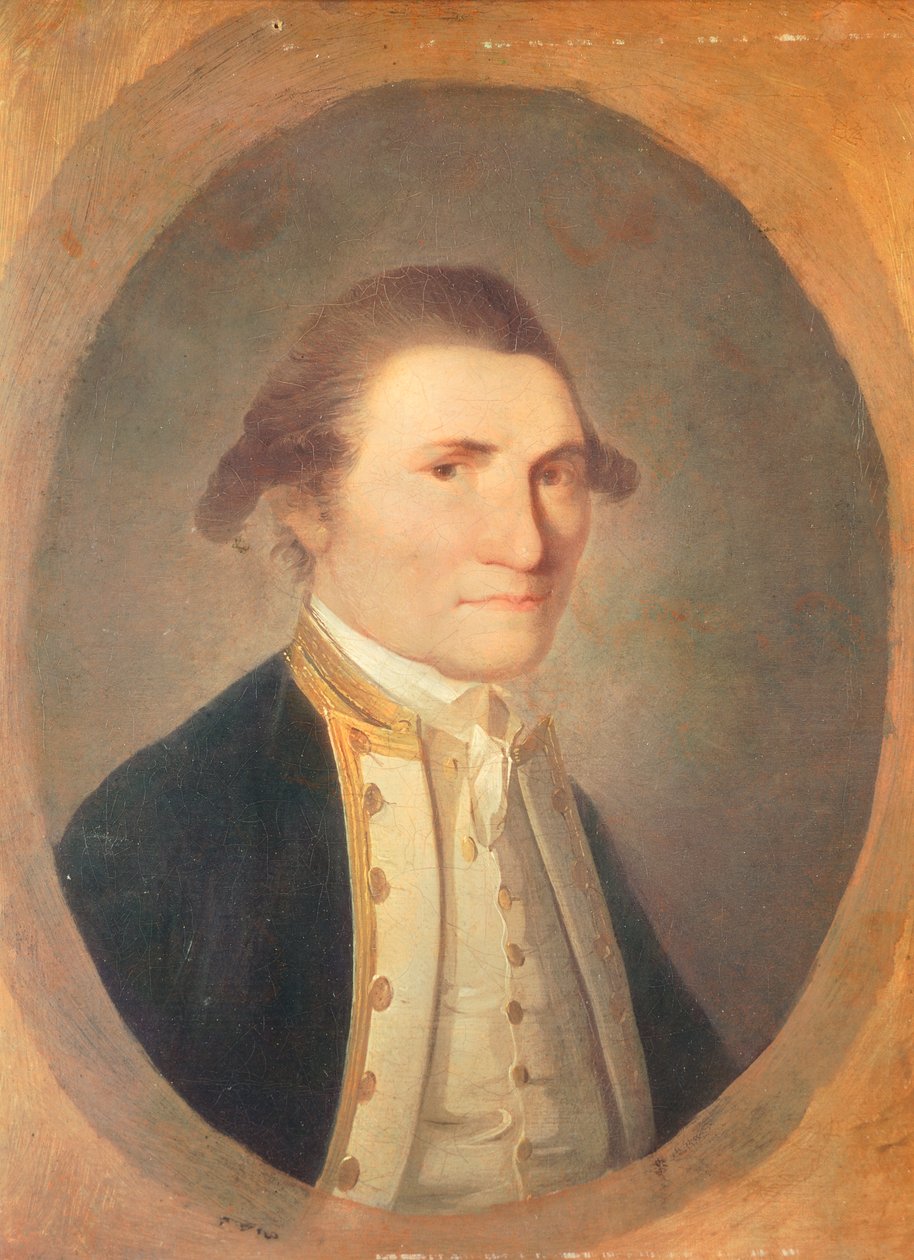 Porträtt av James Cook (Marton i Cleveland av John Webber