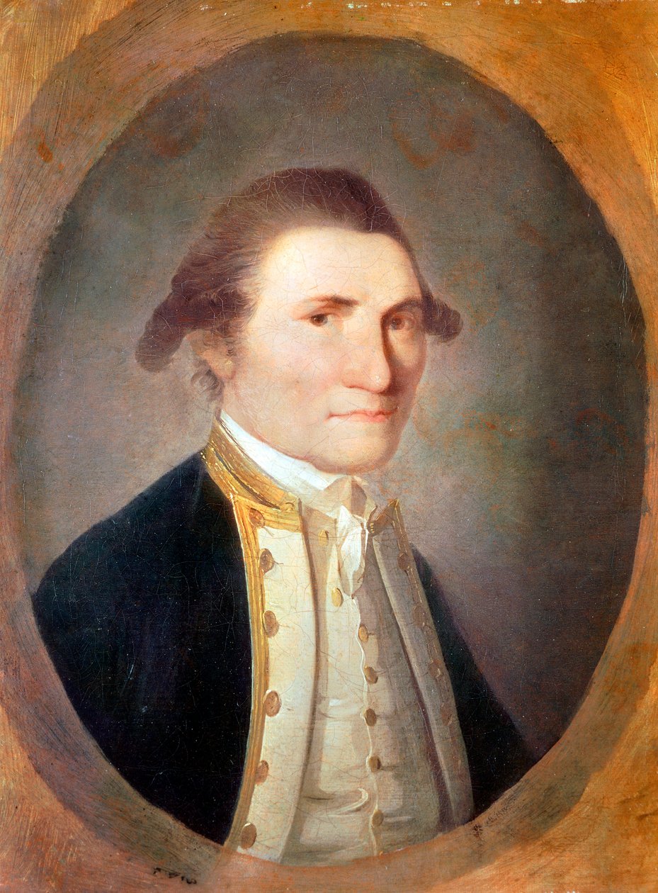 Porträtt av James Cook (olja på duk av John Webber