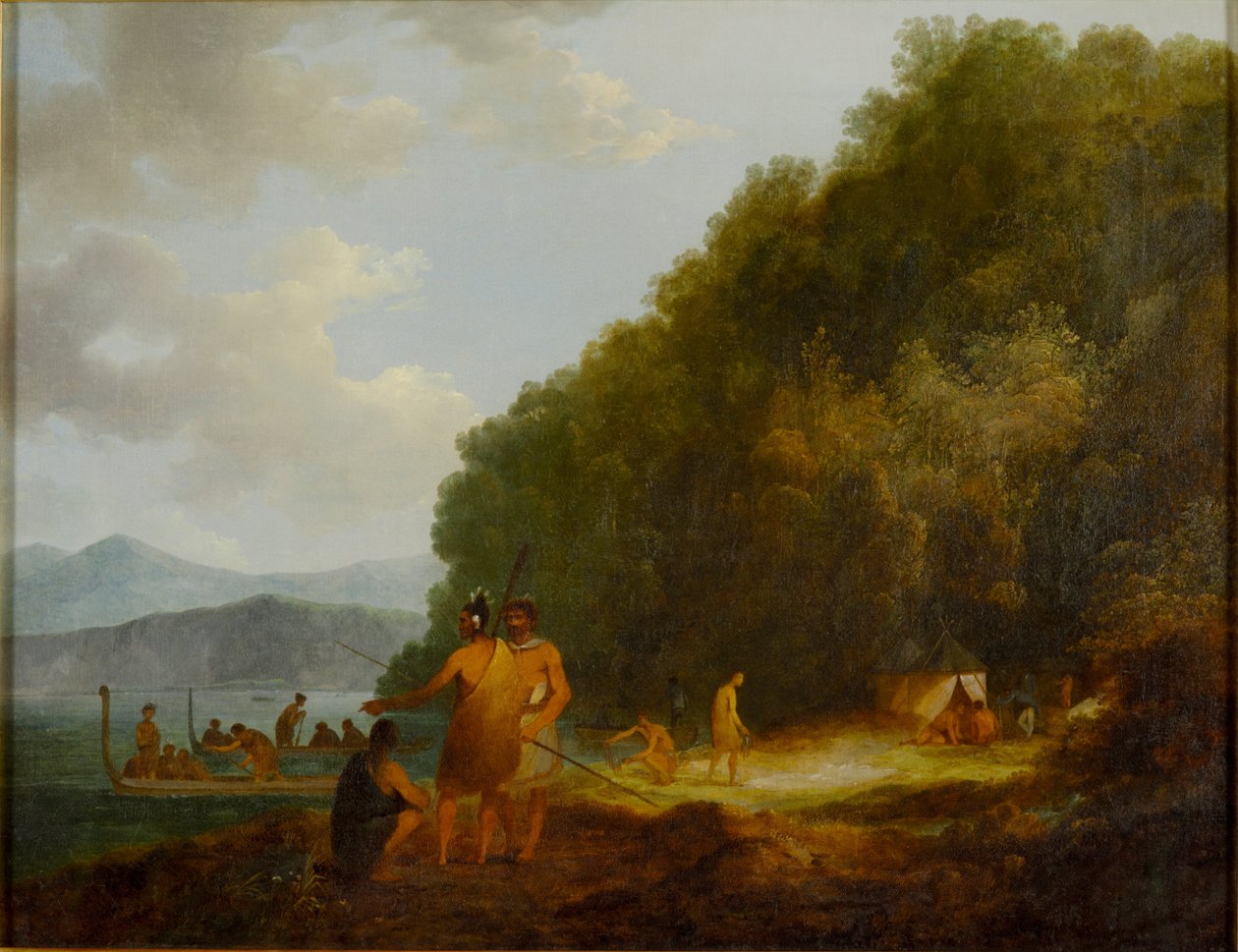 Ship Cove, Queen Charlotte Sound av John Webber