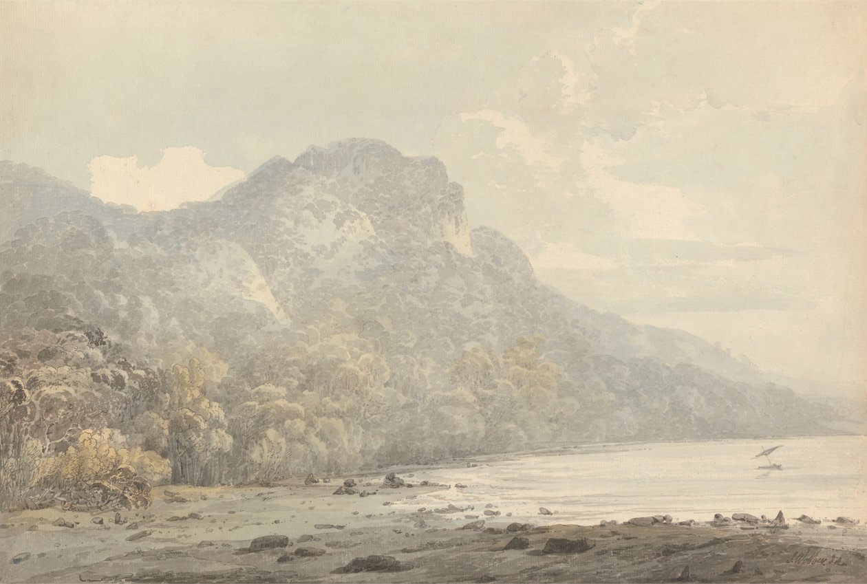 Vy över Cracatoa (sic), Kinas hav av John Webber
