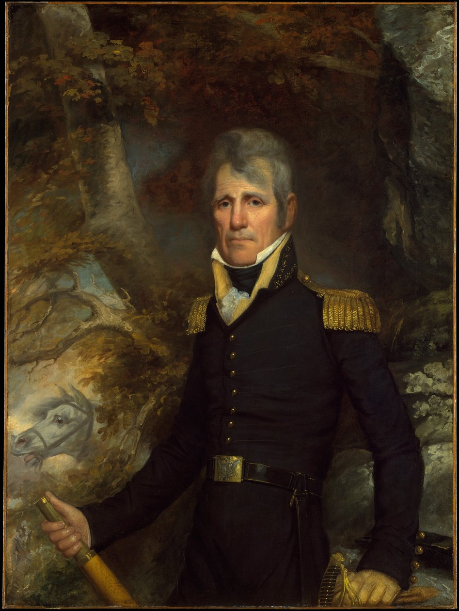 General Andrew Jackson, ca 1819 av John Wesley Jarvis
