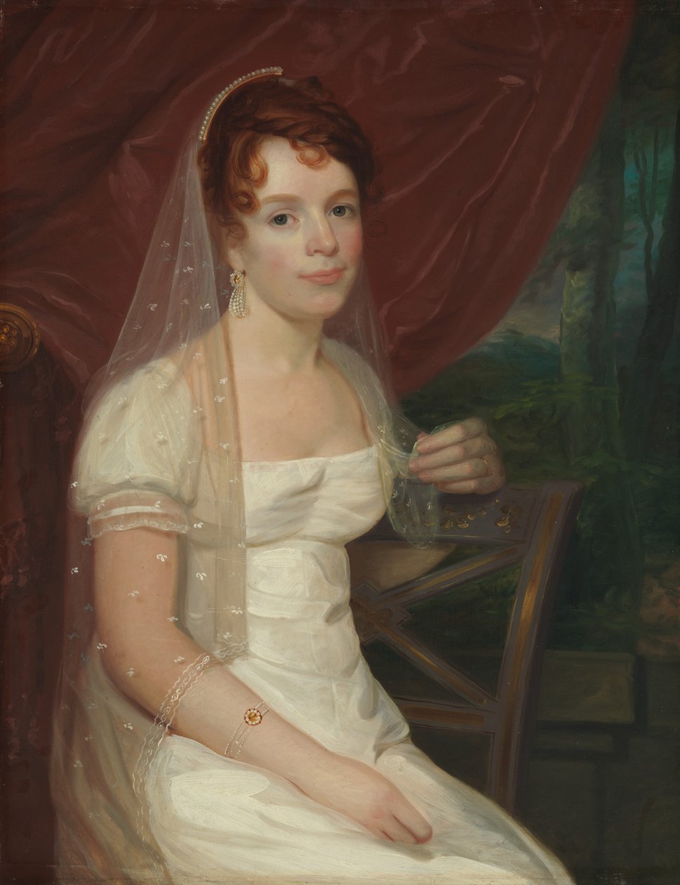 Mrs Robert Dickey Anne Brown, 1807-10. av John Wesley Jarvis