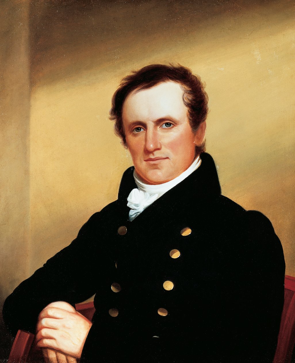 Porträtt av James Fenimore Cooper (Burlington av John Wesley Jarvis