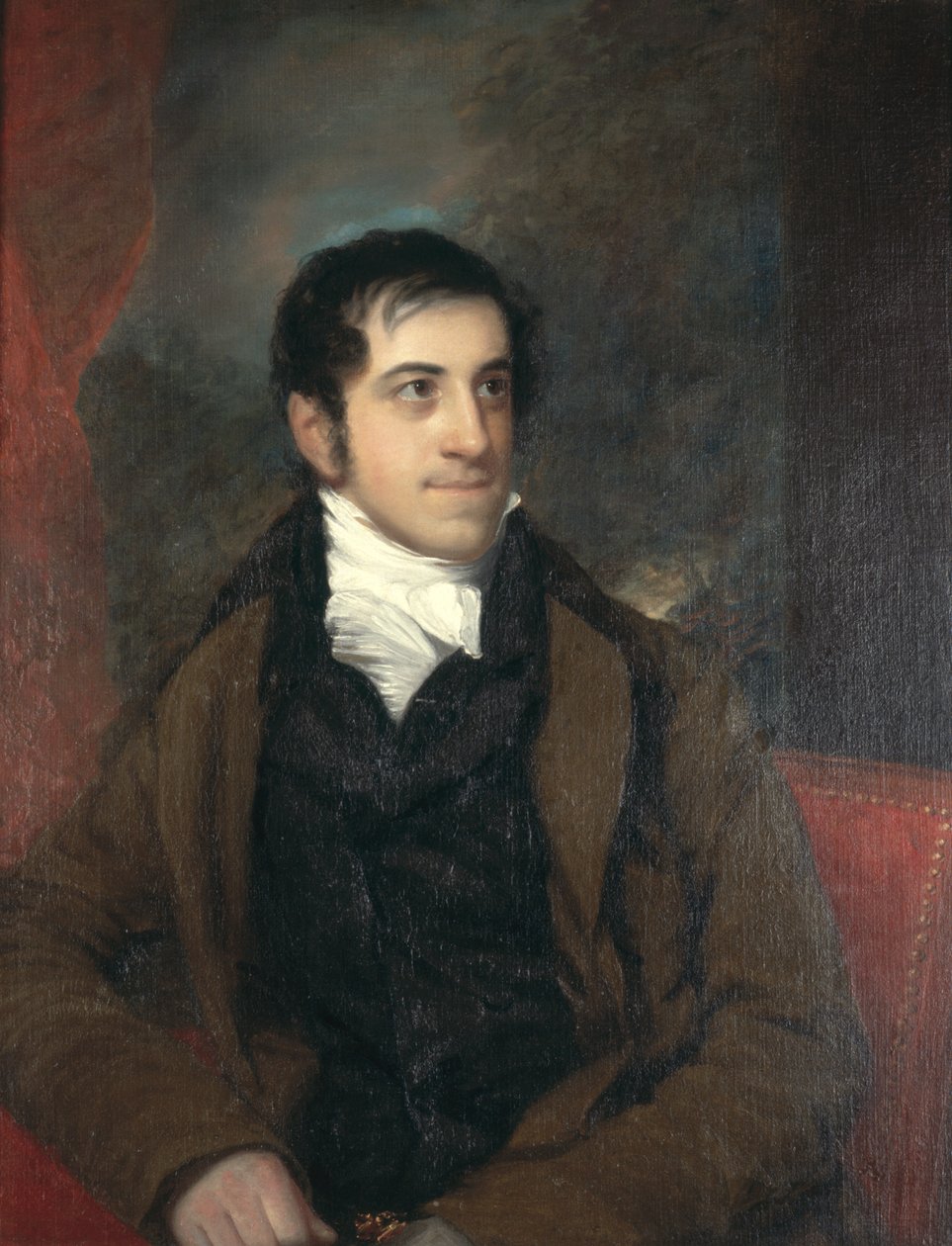 Porträtt av Lewis Colford Jones av John Wesley Jarvis