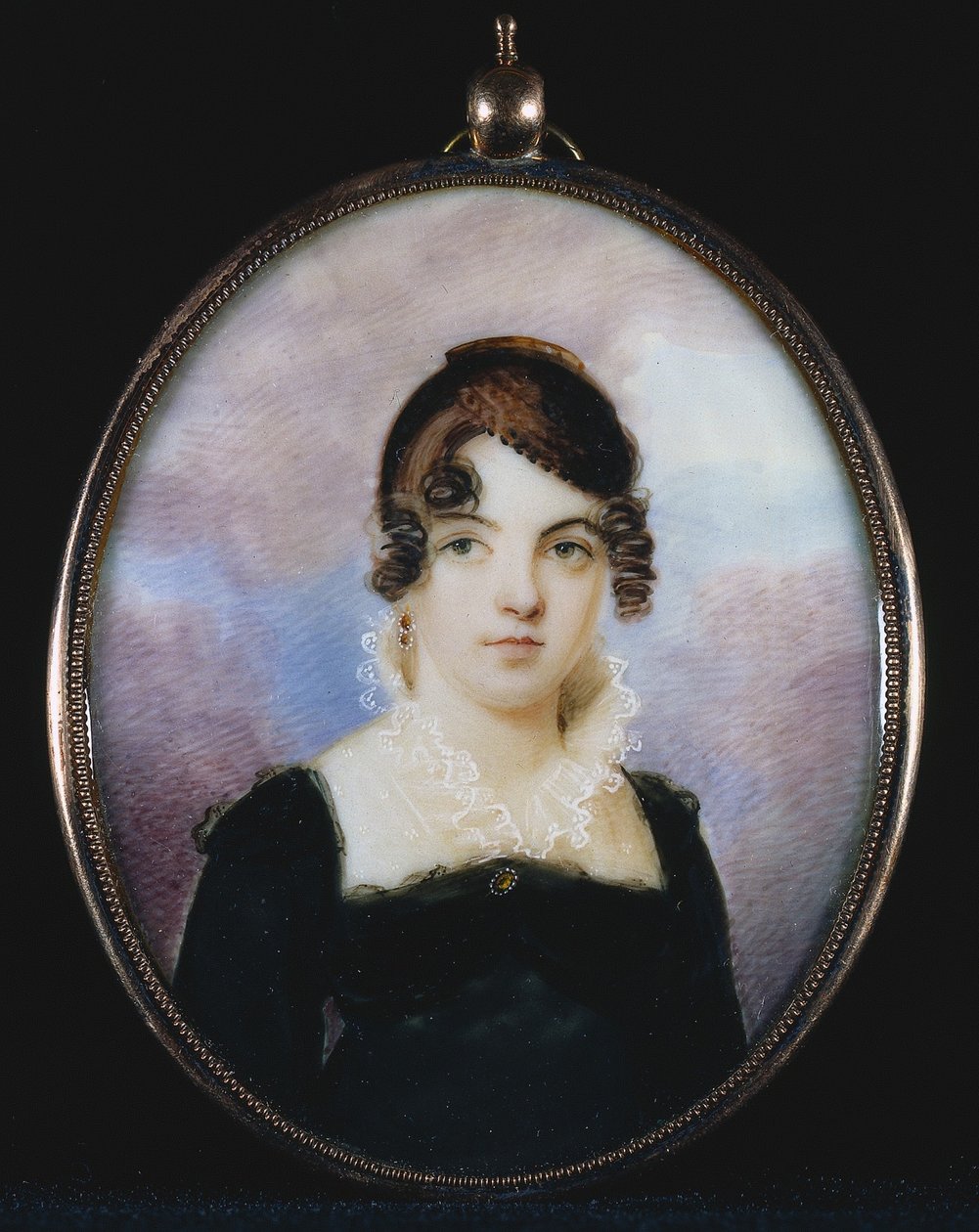 Porträtt av en kvinna, ca. 1810. av John Wesley Jarvis
