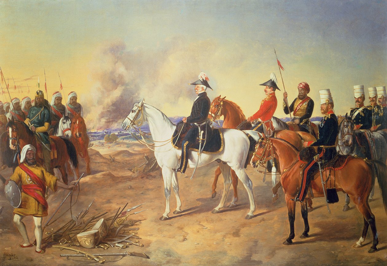 General Gough, överbefälhavare för Army of The Sutlej av John Wheeler of Bath