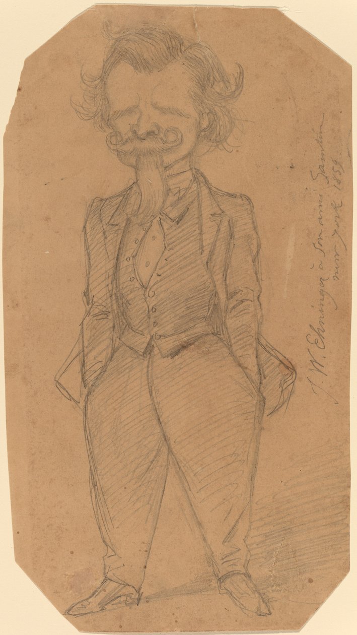 Självporträtt av John Whetten Ehninger