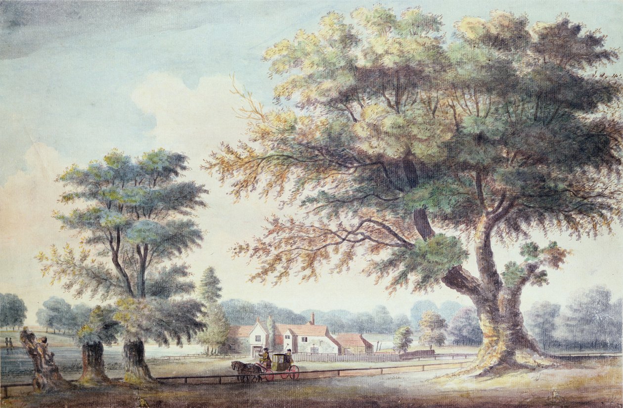 The Old Cheesecake House, norr om Serpentine, 1786 av John White