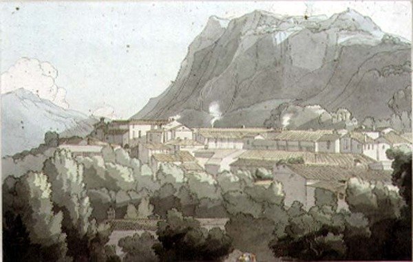 Tiggare, nära Como av John White Abbott